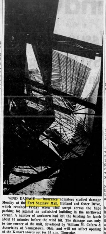 Fort Saginaw Mall - Mar 22 1966 Article